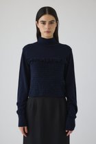 【リムアーク/RIM.ARK】の【10/23 10:00販売開始】Tweed docking knit tops/ニット ネイビー|ID:prp329100004745620
