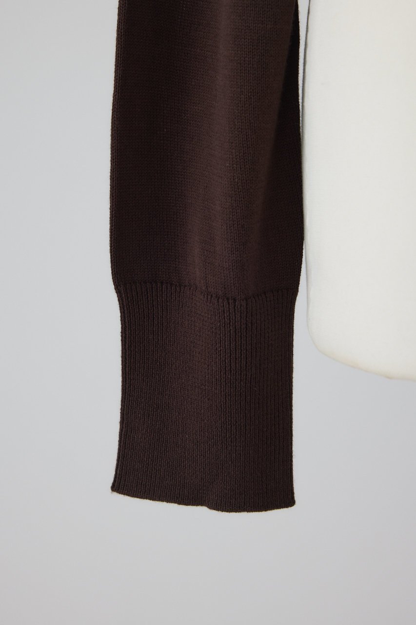 【リムアーク/RIM.ARK】のTweed docking knit tops/ニット 人気、トレンドファッション・服の通販 founy(ファニー) 　ファッション　Fashion　レディースファッション　Fashion for Women　トップス・カットソー　Cut & Sew Tops　ニット　Knit Tops & Sweaters　カジュアルプルオーバー・ニットトップス　Pullovers & Knit Tops / Casual Pullovers　クラシカル　Classical, Vintage-Inspired　シンプル　Simple, Minimal　スラックス　Slacks, Dress Pants　ツイード　Twill, Twill Weave　ドッキング　Docking, Mixed Material　モダン　Modern, Contemporary　other-7|ID: prp329100004745620 ipo3291000000035984036