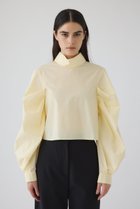 【リムアーク/RIM.ARK】の【10/23 10:00販売開始】Folded neck tuck blouse/ブラウス ライトイエロー|ID:prp329100004745621