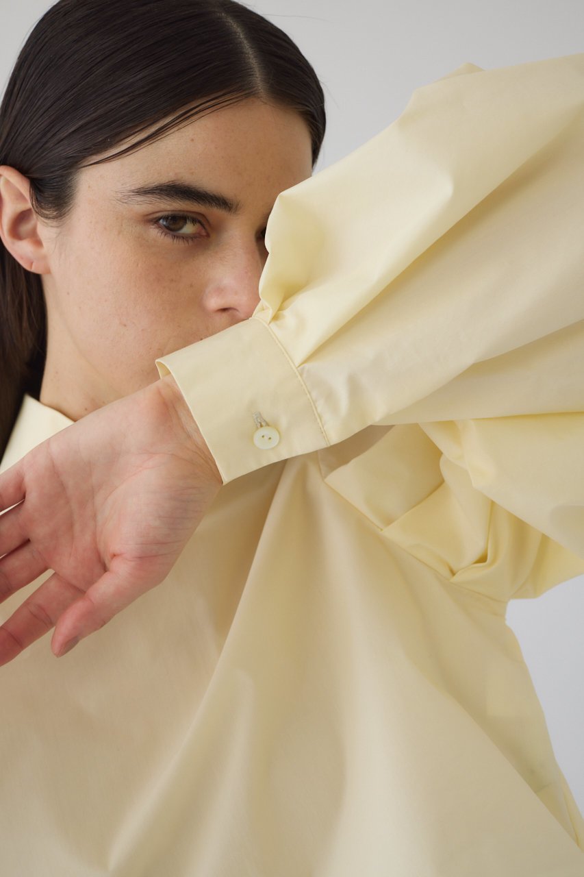 【リムアーク/RIM.ARK】の【10/23 10:00販売開始】Folded neck tuck blouse/ブラウス 人気、トレンドファッション・服の通販 founy(ファニー) 　ファッション　Fashion　レディースファッション　Fashion for Women　トップス・カットソー　Cut & Sew Tops　シャツ・ブラウス・オフィスカジュアル　Elegant Blouses & Button-Ups　おすすめ　Recommended / Our Picks　シルキー　Silky, Smooth Texture　スリーブ　Sleeve, Long Sleeve / Short Sleeve　タイプライター　Typewriter Fabric, Crisp Cotton　ダウン　Down, Puffer　デニム　Denim, Jeans Material　ハイネック　High Neck, Mock Neck　フォルム　Silhouette, Form　ロング　Long, Long-Length　エレガント 上品　Elegant　入学式　Entrance Ceremony　other-5|ID: prp329100004745621 ipo3291000000034308246