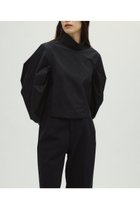 【リムアーク/RIM.ARK】の【12/3 10:00販売開始】Folded neck tuck blouse/ブラウス ブラック|ID:prp329100004745621