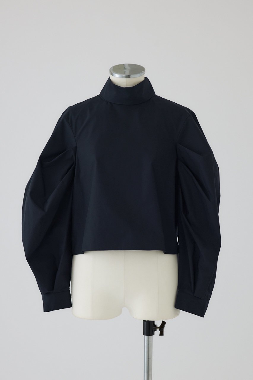 【リムアーク/RIM.ARK】のFolded neck tuck blouse/ブラウス インテリア・キッズ・メンズ・レディースファッション・服の通販 founy(ファニー) ファッション Fashion レディースファッション Fashion for Women トップス・カットソー Cut & Sew Tops シャツ・ブラウス・オフィスカジュアル Elegant Blouses & Button-Ups 2026年 2026 おすすめ Recommended / Our Picks シルキー Silky, Smooth Texture スリーブ Sleeve, Long Sleeve / Short Sleeve タイプライター Typewriter Fabric, Crisp Cotton ダウン Down, Puffer デニム Denim, Jeans Material ハイネック High Neck, Mock Neck フォルム Silhouette, Form ロング Long, Long-Length エレガント 上品 Elegant 入学式 Entrance Ceremony 夏 Summer 春 Spring S/S・春夏 SS, Spring/Summer, Warm Season ネイビー|ID: prp329100004745621 ipo3291000000034705537