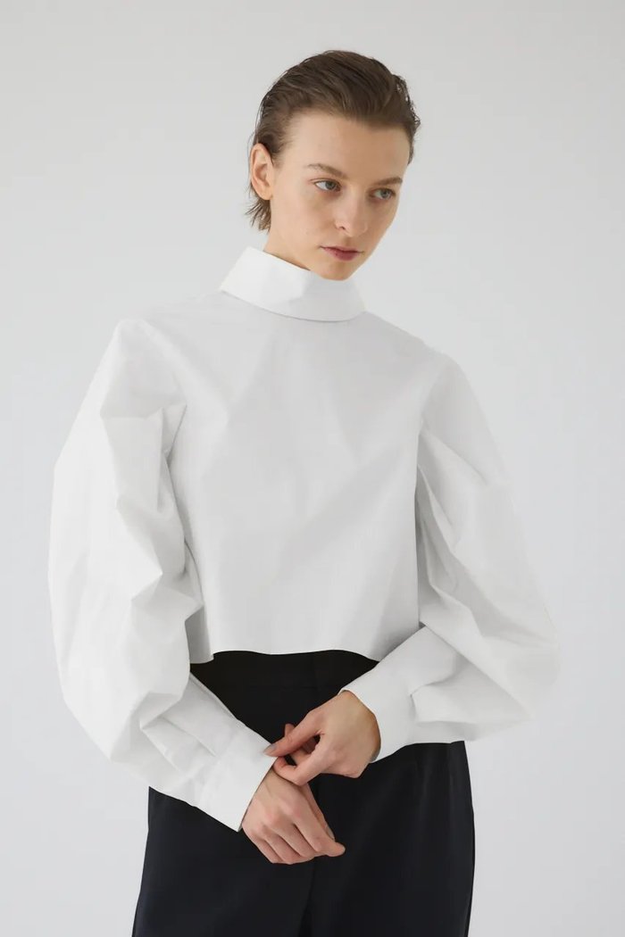 【リムアーク/RIM.ARK】のFolded neck tuck blouse/ブラウス インテリア・キッズ・メンズ・レディースファッション・服の通販 founy(ファニー) https://founy.com/ ファッション Fashion レディースファッション Fashion for Women トップス・カットソー Cut & Sew Tops シャツ・ブラウス・オフィスカジュアル Elegant Blouses & Button-Ups 2026年 2026 おすすめ Recommended / Our Picks シルキー Silky, Smooth Texture スリーブ Sleeve, Long Sleeve / Short Sleeve タイプライター Typewriter Fabric, Crisp Cotton ダウン Down, Puffer デニム Denim, Jeans Material ハイネック High Neck, Mock Neck フォルム Silhouette, Form ロング Long, Long-Length エレガント 上品 Elegant 入学式 Entrance Ceremony 夏 Summer 春 Spring S/S・春夏 SS, Spring/Summer, Warm Season |ID: prp329100004745621 ipo3291000000034766365