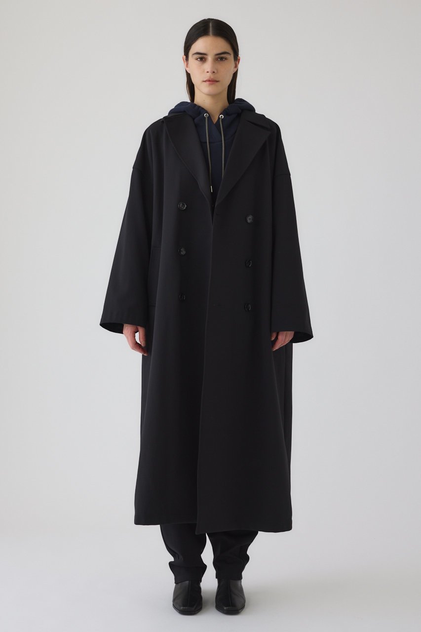 【リムアーク/RIM.ARK】の【10/23 10:00販売開始】Spring CT/コート 人気、トレンドファッション・服の通販 founy(ファニー) 　ファッション　Fashion　レディースファッション　Fashion for Women　アウター　Coat / Outerwear Collection　コート・ロングコート・ピーコート　Long Coats, Peacoats & More　春　Spring　クラシック　Classic, Timeless Style　ストライプ　Stripe, Striped Pattern　ストレッチ　Stretch, Stretchy Fabric　セットアップ　Set-Up, Coordinated Outfit　ダブル　Double, Double-Breasted　デニム　Denim, Jeans Material　人気　Popular, Best Seller　ロング　Long, Long-Length　おすすめ　Recommended / Our Picks　 other-1|ID: prp329100004745622 ipo3291000000034308250