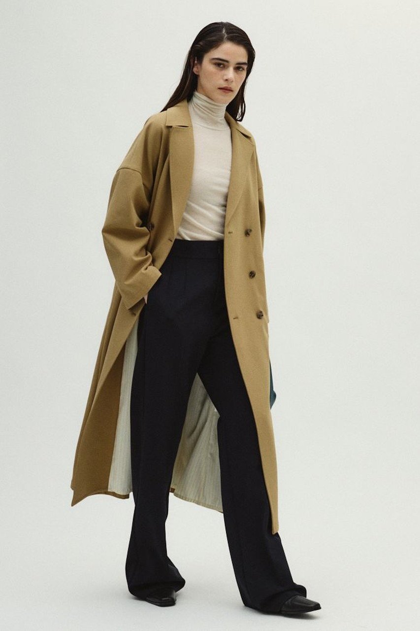 【リムアーク/RIM.ARK】のSpring CT/コート 人気、トレンドファッション・服の通販 founy(ファニー) 　ファッション　Fashion　レディースファッション　Fashion for Women　アウター　Coat / Outerwear Collection　コート・ロングコート・ピーコート　Long Coats, Peacoats & More　春　Spring　クラシック　Classic, Timeless Style　ストライプ　Stripe, Striped Pattern　ストレッチ　Stretch, Stretchy Fabric　セットアップ　Set-Up, Coordinated Outfit　ダブル　Double, Double-Breasted　デニム　Denim, Jeans Material　人気　Popular, Best Seller　ロング　Long, Long-Length　S/S・春夏　SS, Spring/Summer, Warm Season　おすすめ　Recommended / Our Picks　夏　Summer　2026年　2026　other-3|ID: prp329100004745622 ipo3291000000035861224