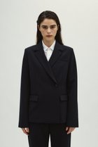 【リムアーク/RIM.ARK】の【10/23 10:00販売開始】Double cloth wrapped JK/ジャケット 人気、トレンドファッション・服の通販 founy(ファニー) ファッション Fashion レディースファッション Fashion for Women アウター Coat / Outerwear Collection レディースジャケット・軽アウター Jackets アシンメトリー Asymmetrical Style ジャケット Jacket, Outerwear ストレッチ Stretch, Stretchy Fabric セットアップ Set-Up, Coordinated Outfit ダブル Double, Double-Breasted フロント Front, Front Design リュクス Luxury, Elegant, High-End, Chic エレガント 上品 Elegant thumbnail ネイビー|ID: prp329100004745624 ipo3291000000034308272