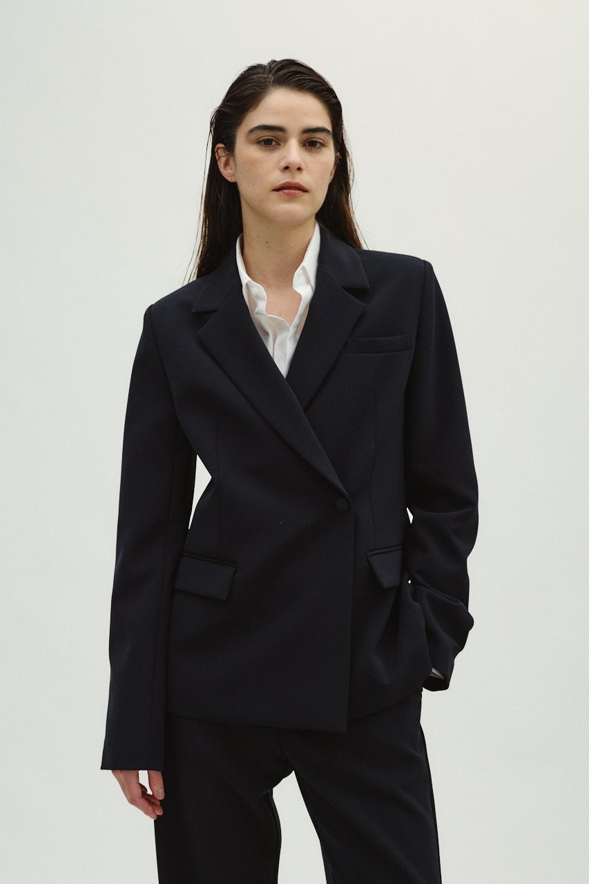 【リムアーク/RIM.ARK】の【10/23 10:00販売開始】Double cloth wrapped JK/ジャケット 人気、トレンドファッション・服の通販 founy(ファニー) 　ファッション　Fashion　レディースファッション　Fashion for Women　アウター　Coat / Outerwear Collection　レディースジャケット・軽アウター　Jackets　アシンメトリー　Asymmetrical Style　ジャケット　Jacket, Outerwear　ストレッチ　Stretch, Stretchy Fabric　セットアップ　Set-Up, Coordinated Outfit　ダブル　Double, Double-Breasted　フロント　Front, Front Design　リュクス　Luxury, Elegant, High-End, Chic　エレガント 上品　Elegant　other-7|ID: prp329100004745624 ipo3291000000034308278