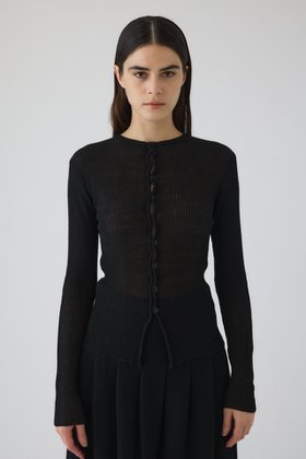 【リムアーク/RIM.ARK】 【10/23 10:00販売開始】Sheer rib spring knit/ニット人気、トレンドファッション・服の通販 founy(ファニー) ファッション Fashion レディースファッション Fashion for Women トップス・カットソー Cut & Sew Tops ニット Knit Tops & Sweaters カジュアルプルオーバー・ニットトップス Pullovers & Knit Tops / Casual Pullovers おすすめ Recommended / Our Picks フロント Front, Front Design リブニット Rib Knit, Ribbed Knit エレガント 上品 Elegant 春 Spring |ID:prp329100004745625