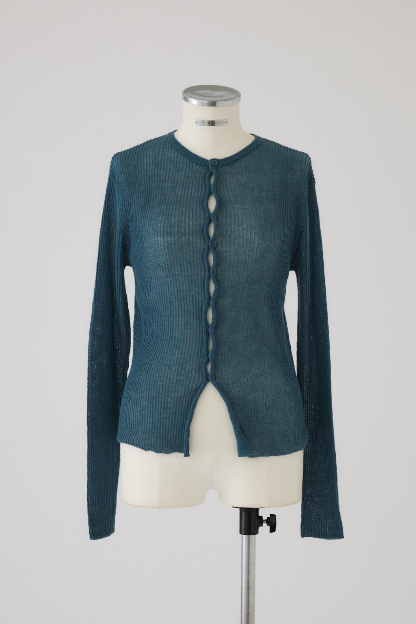 【リムアーク/RIM.ARK】の【10/23 10:00販売開始】Sheer rib spring knit/ニット インテリア・キッズ・メンズ・レディースファッション・服の通販 founy(ファニー) 　ファッション　Fashion　レディースファッション　Fashion for Women　トップス・カットソー　Cut & Sew Tops　ニット　Knit Tops & Sweaters　カジュアルプルオーバー・ニットトップス　Pullovers & Knit Tops / Casual Pullovers　おすすめ　Recommended / Our Picks　フロント　Front, Front Design　リブニット　Rib Knit, Ribbed Knit　エレガント 上品　Elegant　春　Spring　ブルー|ID: prp329100004745625 ipo3291000000034308281