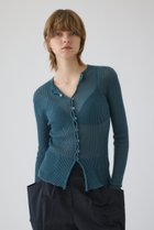 【リムアーク/RIM.ARK】の【2/4 10:00販売開始】Sheer rib spring knit/ニット ブルー|ID: prp329100004745625 ipo3291000000035507417