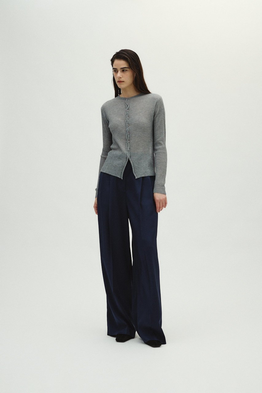 【リムアーク/RIM.ARK】の【2/4 10:00販売開始】Sheer rib spring knit/ニット 人気、トレンドファッション・服の通販 founy(ファニー) ファッション Fashion レディースファッション Fashion for Women トップス・カットソー Cut & Sew Tops ニット Knit Tops & Sweaters カジュアルプルオーバー・ニットトップス Pullovers & Knit Tops / Casual Pullovers 2026年 2026 おすすめ Recommended / Our Picks フロント Front, Front Design リブニット Rib Knit, Ribbed Knit エレガント 上品 Elegant 夏 Summer 春 Spring S/S・春夏 SS, Spring/Summer, Warm Season other-8|ID: prp329100004745625 ipo3291000000035507429