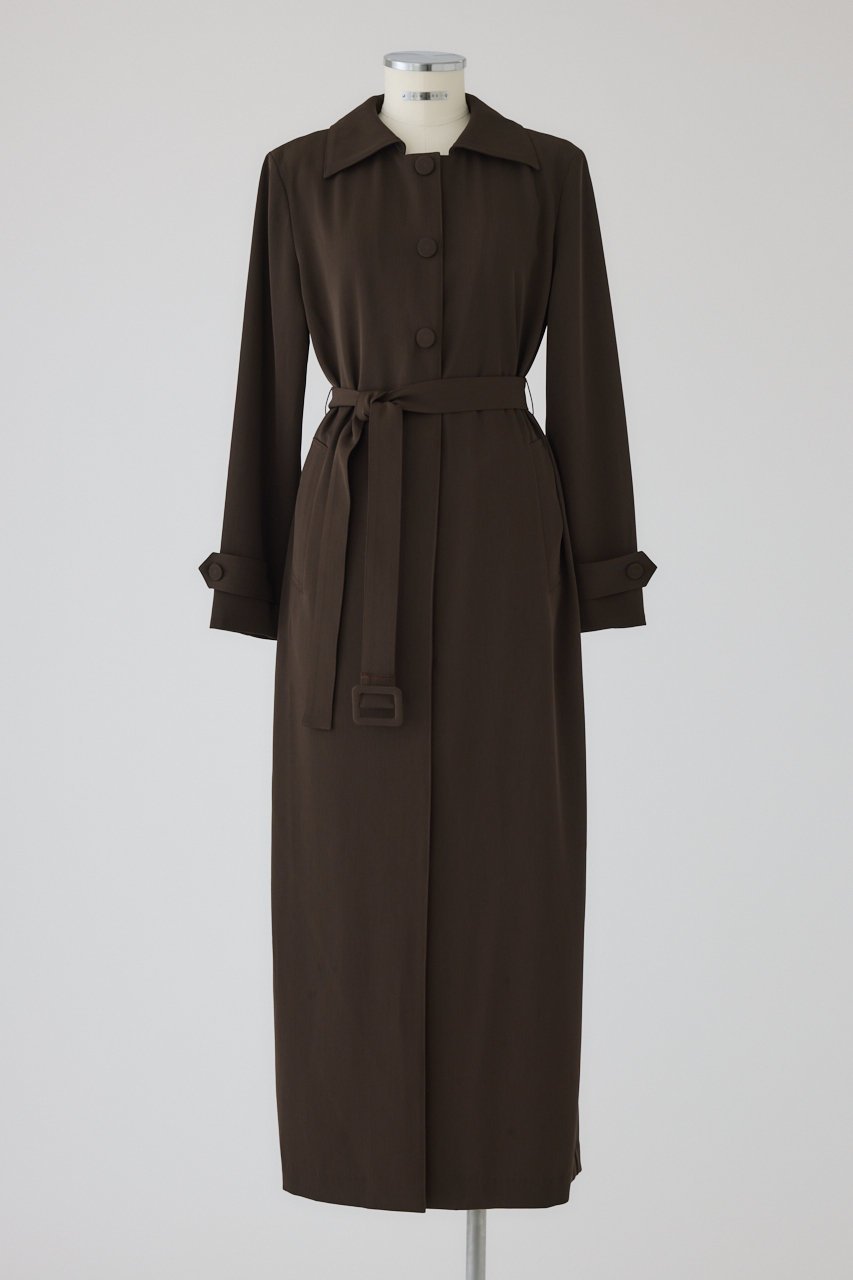 【リムアーク/RIM.ARK】の【10/23 10:00販売開始】Smart dress/ドレス インテリア・キッズ・メンズ・レディースファッション・服の通販 founy(ファニー) 　ファッション　Fashion　レディースファッション　Fashion for Women　ワンピース　Dresses　フォーマル・パーティードレス・結婚式用ドレス　Elegant & Casual Dresses　チュニック　Tunic Tops & Dresses　おすすめ　Recommended / Our Picks　オケージョン　Occasion Wear　チュニック　Tunic, Long Top　ドット　Polka Dot, Dot Pattern　ドレス　Dress, One-Piece　ロング　Long, Long-Length　エレガント 上品　Elegant　ブラウン|ID: prp329100004745627 ipo3291000000034308303