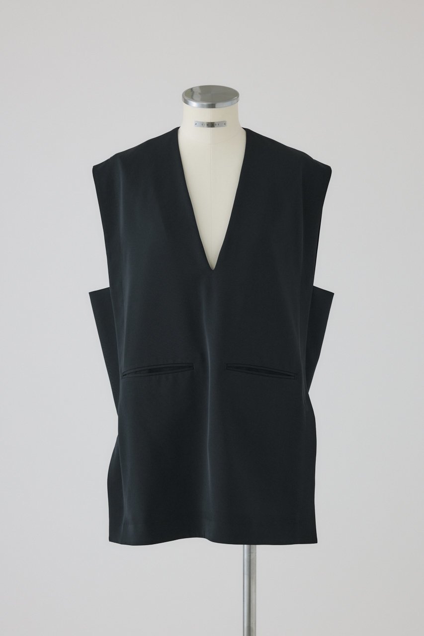 【リムアーク/RIM.ARK】の【10/23 10:00販売開始】Sharp neck Cape/ケープ インテリア・キッズ・メンズ・レディースファッション・服の通販 founy(ファニー) 　ファッション　Fashion　レディースファッション　Fashion for Women　ストール　Soft & Warm Scarves　マフラー・スヌード / 冬小物の定番　Scarves & Mufflers　カットソー　Cut and Sewn Top　シンプル　Simple, Minimal　ストール　Stole, Wrap　ドレープ　Drape, Draping Fabric　ベスト　Vest, Waistcoat　マフラー　Scarf, Muffler　ネイビー|ID: prp329100004745628 ipo3291000000034308311