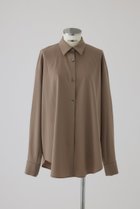 【リムアーク/RIM.ARK】のSynthetic leather tie SH/シャツ 人気、トレンドファッション・服の通販 founy(ファニー) ファッション Fashion レディースファッション Fashion for Women トップス・カットソー Cut & Sew Tops シャツ・ブラウス・オフィスカジュアル Elegant Blouses & Button-Ups おすすめ Recommended / Our Picks とろみ Fluid, Flowy Fabric インナー Innerwear シンプル Simple, Minimal ジャケット Jacket, Outerwear スリーブ Sleeve, Long Sleeve / Short Sleeve ドレープ Drape, Draping Fabric モダン Modern, Contemporary リラックス Relax, Relaxed Fit ロング Long, Long-Length thumbnail ライトブラウン|ID: prp329100004745630 ipo3291000000035922258