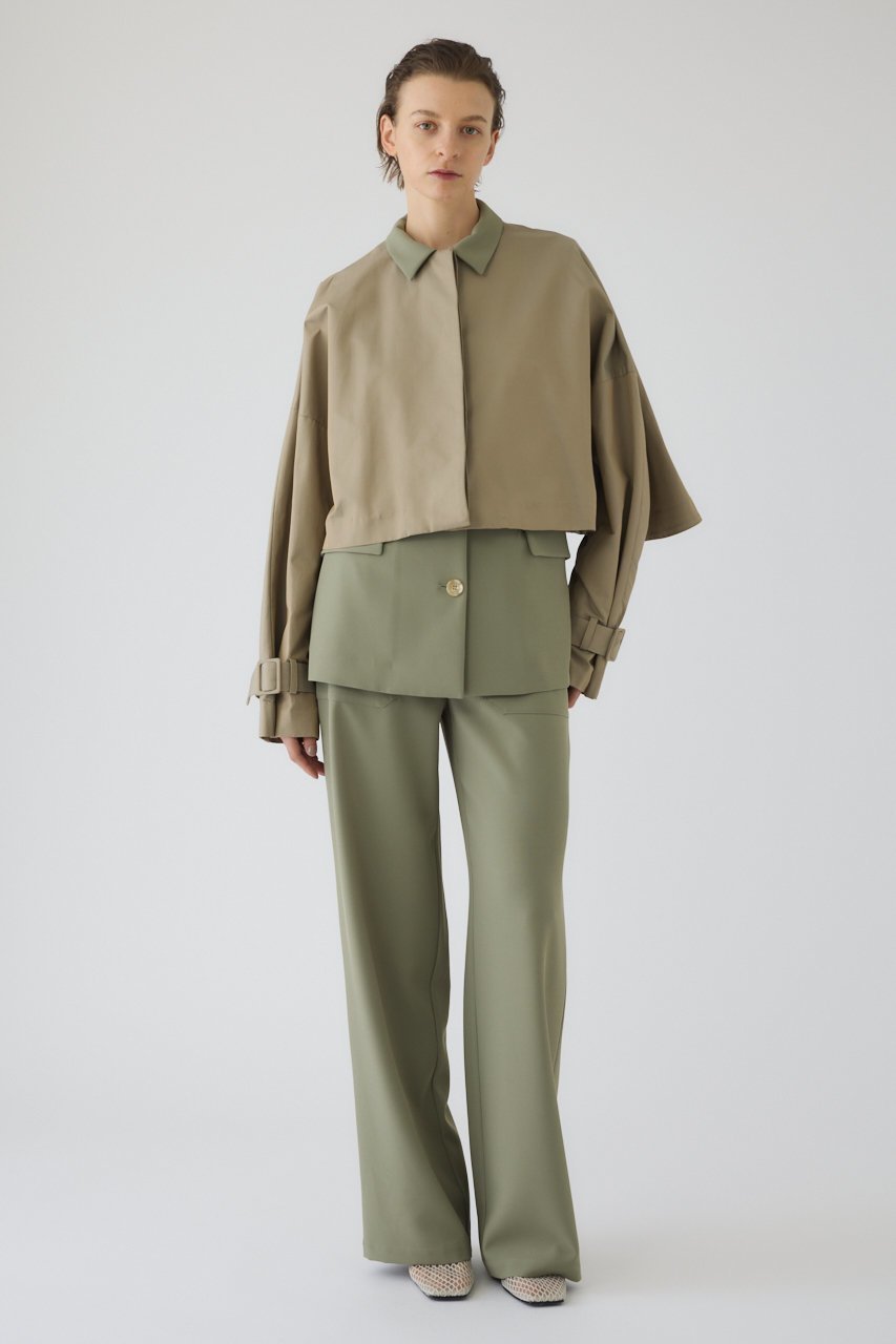 【リムアーク/RIM.ARK】のBack tuck short JK/ジャケット 人気、トレンドファッション・服の通販 founy(ファニー) 　ファッション　Fashion　レディースファッション　Fashion for Women　アウター　Coat / Outerwear Collection　レディースジャケット・軽アウター　Jackets　おすすめ　Recommended / Our Picks　インナー　Innerwear　オケージョン　Occasion Wear　ショート　Short, Short Length　ジャケット　Jacket, Outerwear　スリーブ　Sleeve, Long Sleeve / Short Sleeve　パターン　Pattern, Design Print　エレガント 上品　Elegant　other-8|ID: prp329100004745631 ipo3291000000036130837