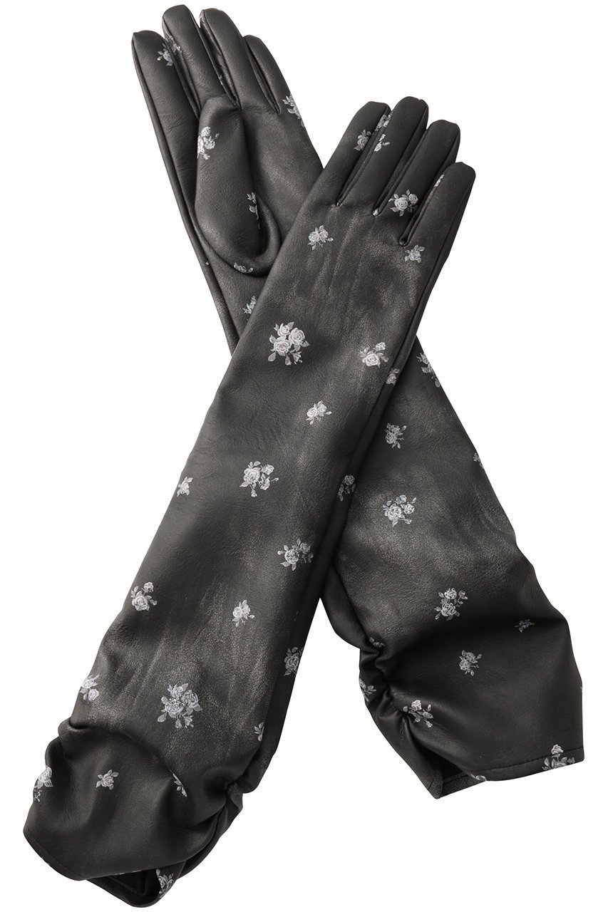 【メゾンスペシャル/MAISON SPECIAL】のSide Gathers faux Leather Long Gloves/サイドギャザーフェイクレザーロンググローブ インテリア・キッズ・メンズ・レディースファッション・服の通販 founy(ファニー) 　ファッション　Fashion　レディースファッション　Fashion for Women　手袋　Gloves & Mittens　おすすめ　Recommended / Our Picks　ギャザー　Gathered, Ruffled　トレンド　Trend, Trending Now　フェイクレザー　Faux Leather, PU Leather　プリント　Print, Printed Pattern　ロング　Long, Long-Length　冬　Winter / This Winter　新作・新入荷　New Arrivals / New In　BLK(ブラック)|ID: prp329100004747007 ipo3291000000034320556