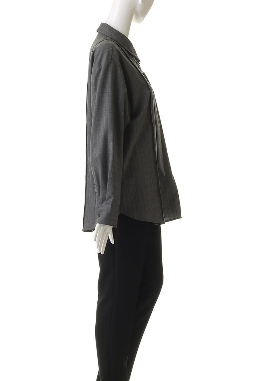 【メゾンスペシャル/MAISON SPECIAL】のChain Tie Shirt/チェーンネクタイシャツ 人気、トレンドファッション・服の通販 founy(ファニー) ファッション Fashion レディースファッション Fashion for Women トップス・カットソー Cut & Sew Tops シャツ・ブラウス・オフィスカジュアル Elegant Blouses & Button-Ups なめらか Smooth, Silky Texture アクセサリー Fashion Accessories シンプル Simple, Minimal ストライプ Stripe, Striped Pattern スリーブ Sleeve, Long Sleeve / Short Sleeve チェーン Chain, Chain Strap ドット Polka Dot, Dot Pattern ドレス Dress, One-Piece ドレープ Drape, Draping Fabric パターン Pattern, Design Print フィット Fit, Slim Fit プリント Print, Printed Pattern ベーシック Basic, Essential リラックス Relax, Relaxed Fit ロング Long, Long-Length エレガント 上品 Elegant other-3|ID: prp329100004747008 ipo3291000000034320566