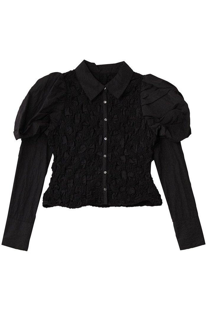 【メゾンスペシャル/MAISON SPECIAL】のPuff Sleeves Shirring Shirt/パフスリーブシャーリングシャツ インテリア・キッズ・メンズ・レディースファッション・服の通販 founy(ファニー) https://founy.com/ ファッション Fashion レディースファッション Fashion for Women トップス・カットソー Cut & Sew Tops シャツ・ブラウス・オフィスカジュアル Elegant Blouses & Button-Ups シャーリング Shirring, Ruched スリーブ Sleeve, Long Sleeve / Short Sleeve デニム Denim, Jeans Material トレンド Trend, Trending Now バランス Balance, Style Balance フィット Fit, Slim Fit フェミニン Feminine, Girly ロング Long, Long-Length エレガント 上品 Elegant 春 Spring 秋 Autumn |ID: prp329100004747009 ipo3291000000034320572