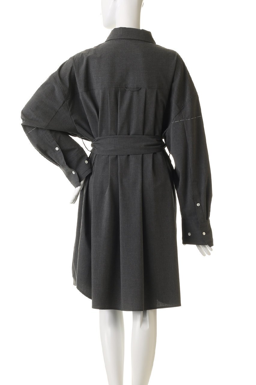 【メゾンスペシャル/MAISON SPECIAL】のHand Stitch Shirt Dress/ハンドステッチシャツワンピース 人気、トレンドファッション・服の通販 founy(ファニー) 　ファッション　Fashion　レディースファッション　Fashion for Women　ワンピース　Dresses　フォーマル・パーティードレス・結婚式用ドレス　Elegant & Casual Dresses　シャツワンピース / 1枚で着映えコーデ　Shirt Dresses　チュニック　Tunic Tops & Dresses　クラシカル　Classical, Vintage-Inspired　クラシック　Classic, Timeless Style　今季　This Season, Current Season　ストライプ　Stripe, Striped Pattern　チュニック　Tunic, Long Top　パターン　Pattern, Design Print　フェミニン　Feminine, Girly　フロント　Front, Front Design　ロング　Long, Long-Length　再入荷　Restock / Back in Stock　エレガント 上品　Elegant　other-4|ID: prp329100004747010 ipo3291000000034320589