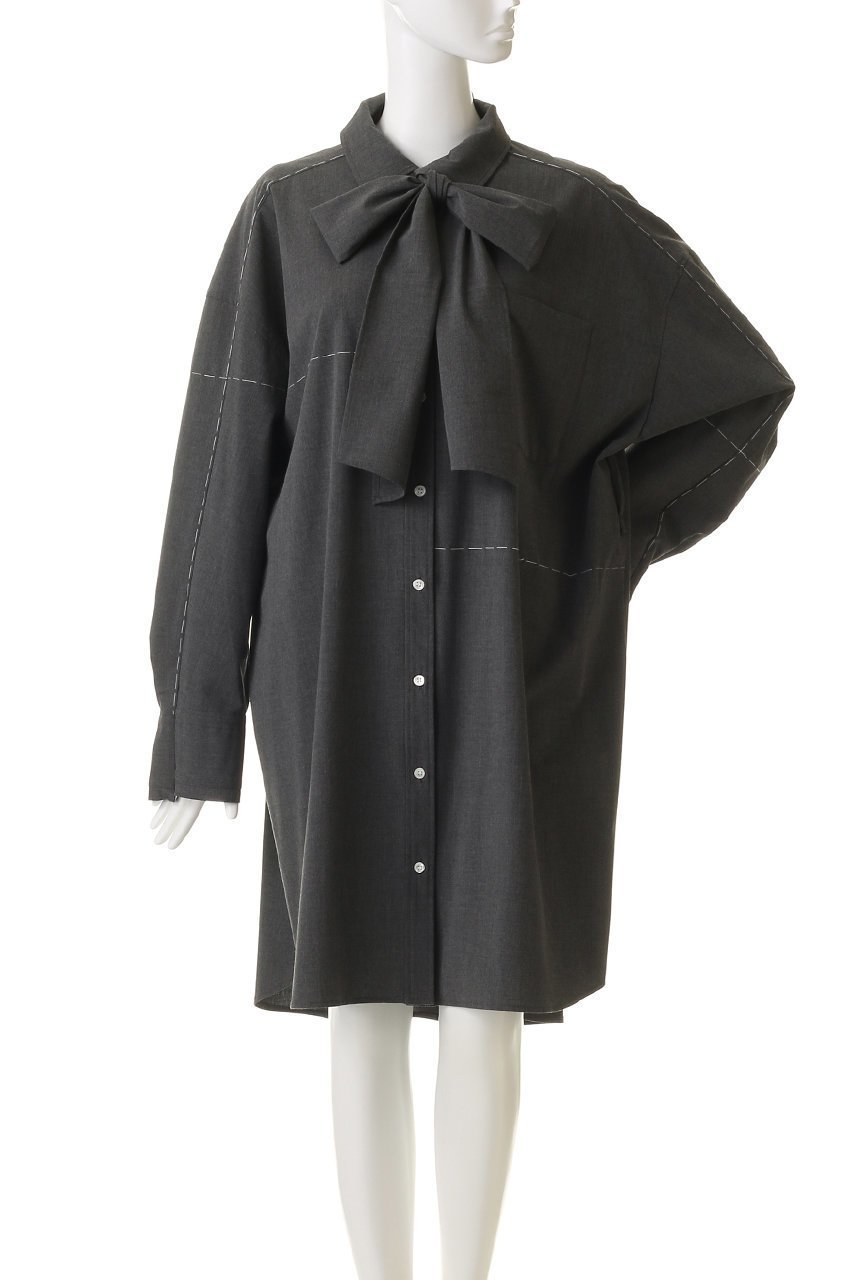 【メゾンスペシャル/MAISON SPECIAL】のHand Stitch Shirt Dress/ハンドステッチシャツワンピース 人気、トレンドファッション・服の通販 founy(ファニー) 　ファッション　Fashion　レディースファッション　Fashion for Women　ワンピース　Dresses　フォーマル・パーティードレス・結婚式用ドレス　Elegant & Casual Dresses　シャツワンピース / 1枚で着映えコーデ　Shirt Dresses　チュニック　Tunic Tops & Dresses　クラシカル　Classical, Vintage-Inspired　クラシック　Classic, Timeless Style　今季　This Season, Current Season　ストライプ　Stripe, Striped Pattern　チュニック　Tunic, Long Top　パターン　Pattern, Design Print　フェミニン　Feminine, Girly　フロント　Front, Front Design　ロング　Long, Long-Length　再入荷　Restock / Back in Stock　エレガント 上品　Elegant　other-7|ID: prp329100004747010 ipo3291000000034320592