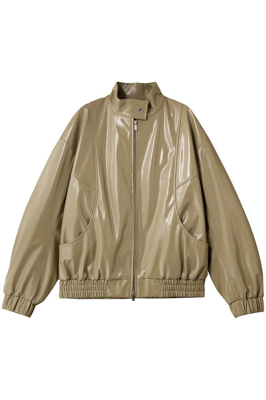 【メゾンスペシャル/MAISON SPECIAL】のEnamel Blouson/エナメルブルゾン 人気、トレンドファッション・服の通販 founy(ファニー) 　ファッション　Fashion　レディースファッション　Fashion for Women　アウター　Coat / Outerwear Collection　レディースジャケット・軽アウター　Jackets　ブルゾンジャケット・スポーティアウター　Blouson Jackets　エナメル　Patent Leather　ギャザー　Gathered, Ruffled　ジャケット　Jacket, Outerwear　フェイクレザー　Faux Leather, PU Leather　フォルム　Silhouette, Form　ブルゾン　Blouson, Bomber Jacket　再入荷　Restock / Back in Stock　冬　Winter / This Winter　A/W・秋冬　Autumn/Winter　 other-1|ID: prp329100004747011 ipo3291000000034320594