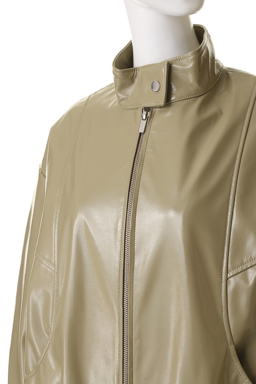 【メゾンスペシャル/MAISON SPECIAL】のEnamel Blouson/エナメルブルゾン 人気、トレンドファッション・服の通販 founy(ファニー) 　ファッション　Fashion　レディースファッション　Fashion for Women　アウター　Coat / Outerwear Collection　レディースジャケット・軽アウター　Jackets　ブルゾンジャケット・スポーティアウター　Blouson Jackets　エナメル　Patent Leather　ギャザー　Gathered, Ruffled　ジャケット　Jacket, Outerwear　フェイクレザー　Faux Leather, PU Leather　フォルム　Silhouette, Form　ブルゾン　Blouson, Bomber Jacket　再入荷　Restock / Back in Stock　冬　Winter / This Winter　A/W・秋冬　Autumn/Winter　other-5|ID: prp329100004747011 ipo3291000000034320600