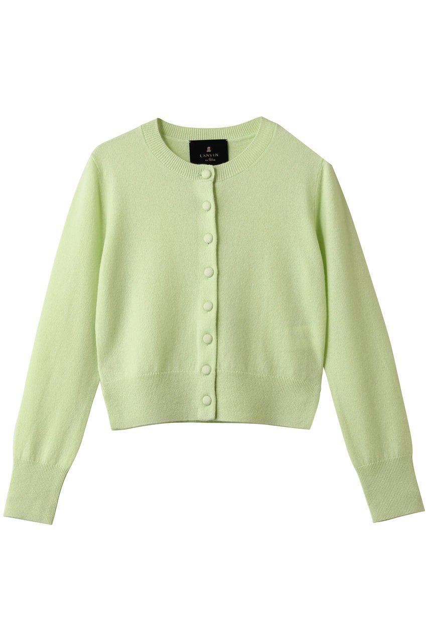 【ランバン オン ブルー/LANVIN en Bleu】のピュアカシミヤメニーボタンカーディガン インテリア・キッズ・メンズ・レディースファッション・服の通販 founy(ファニー) 　ファッション　Fashion　レディースファッション　Fashion for Women　トップス・カットソー　Cut & Sew Tops　ニット　Knit Tops & Sweaters　カーディガン・羽織り　Layered Style Cardigans　カーディガン　Cardigan, Knitwear　クラシカル　Classical, Vintage-Inspired　グログラン　Grosgrain, Grosgrain Ribbon　スリット　Slit, Slit Detail　ファブリック　Fabric, Textile　フロント　Front, Front Design　再入荷　Restock / Back in Stock　エレガント 上品　Elegant　ライトカーキ|ID: prp329100004747012 ipo3291000000034320606