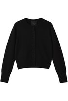 【ランバン オン ブルー/LANVIN en Bleu】のピュアカシミヤメニーボタンカーディガン ブラック|ID:prp329100004747012