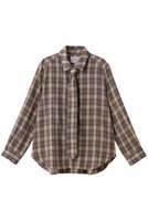 【ミディウミソリッド/MIDIUMISOLID】のチェックレギュラーカラータイ付シャツ 人気、トレンドファッション・服の通販 founy(ファニー) ファッション Fashion レディースファッション Fashion for Women トップス・カットソー Cut & Sew Tops シャツ・ブラウス・オフィスカジュアル Elegant Blouses & Button-Ups スラックス Slacks, Dress Pants スリーブ Sleeve, Long Sleeve / Short Sleeve チェック Check, Plaid, Tartan デニム Denim, Jeans Material マニッシュ Mannish, Boyish ロング Long, Long-Length A/W・秋冬 Autumn/Winter |ID:prp329100004747014