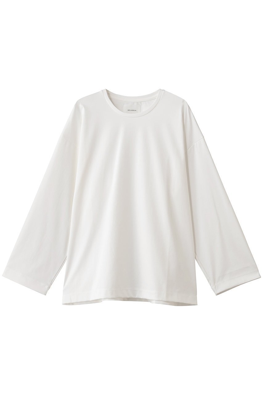 【ミディウミソリッド/MIDIUMISOLID】のストレートスリーブワイドプルオーバー インテリア・キッズ・メンズ・レディースファッション・服の通販 founy(ファニー) 　ファッション　Fashion　レディースファッション　Fashion for Women　トップス・カットソー　Cut & Sew Tops　シャツ・ブラウス・オフィスカジュアル　Elegant Blouses & Button-Ups　カジュアルプルオーバー・ニットトップス　Pullovers & Knit Tops / Casual Pullovers　おすすめ　Recommended / Our Picks　シンプル　Simple, Minimal　ストレート　Straight, Straight Cut　スリーブ　Sleeve, Long Sleeve / Short Sleeve　トレンド　Trend, Trending Now　バランス　Balance, Style Balance　ベーシック　Basic, Essential　ルーズ　Loose, Oversized　レギンス　Leggings, Stretch Pants　ロング　Long, Long-Length　ワイド　Wide, Wide Fit　off white|ID: prp329100004747016 ipo3291000000035666538