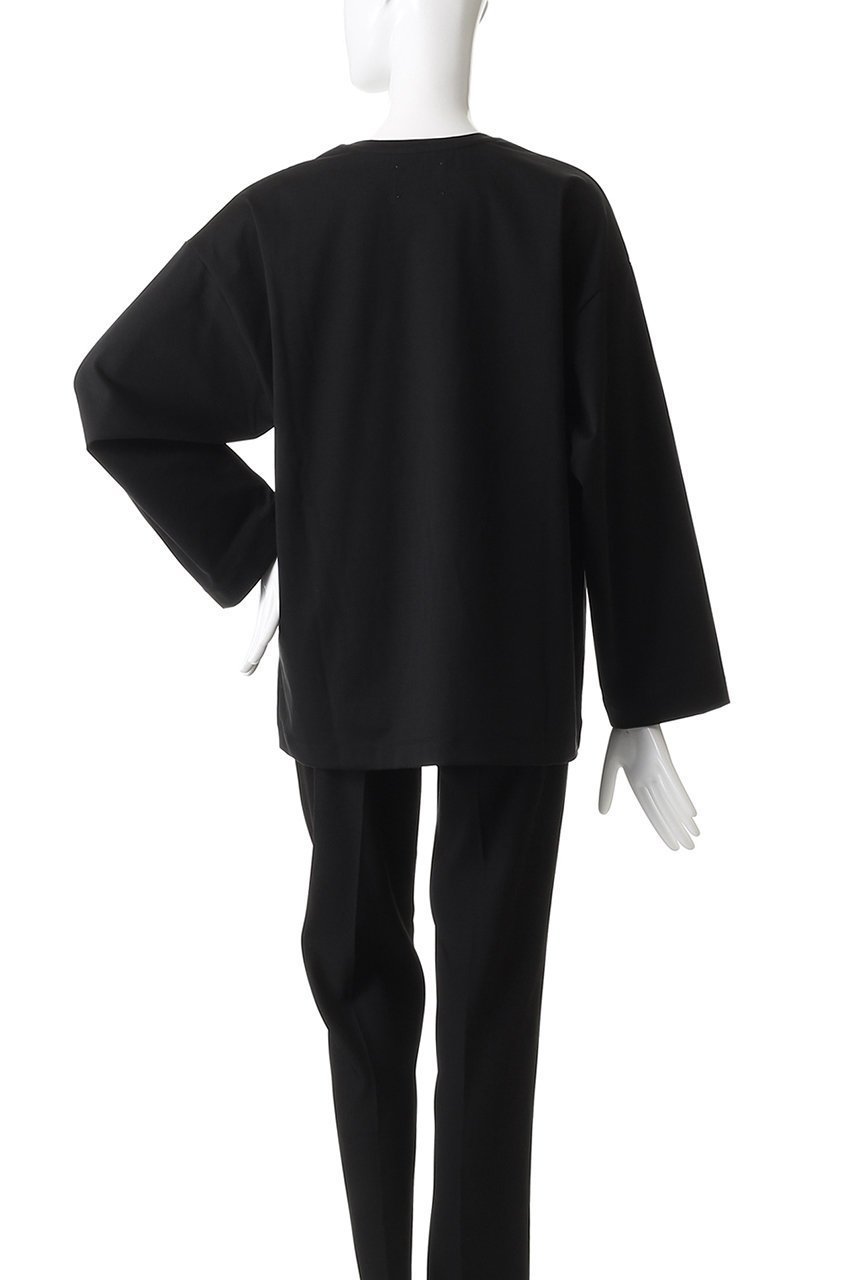 【ミディウミソリッド/MIDIUMISOLID】のストレートスリーブワイドプルオーバー 人気、トレンドファッション・服の通販 founy(ファニー) 　ファッション　Fashion　レディースファッション　Fashion for Women　トップス・カットソー　Cut & Sew Tops　シャツ・ブラウス・オフィスカジュアル　Elegant Blouses & Button-Ups　カジュアルプルオーバー・ニットトップス　Pullovers & Knit Tops / Casual Pullovers　おすすめ　Recommended / Our Picks　シンプル　Simple, Minimal　ストレート　Straight, Straight Cut　スリーブ　Sleeve, Long Sleeve / Short Sleeve　トレンド　Trend, Trending Now　バランス　Balance, Style Balance　ベーシック　Basic, Essential　ルーズ　Loose, Oversized　レギンス　Leggings, Stretch Pants　ロング　Long, Long-Length　ワイド　Wide, Wide Fit　other-4|ID: prp329100004747016 ipo3291000000035666550