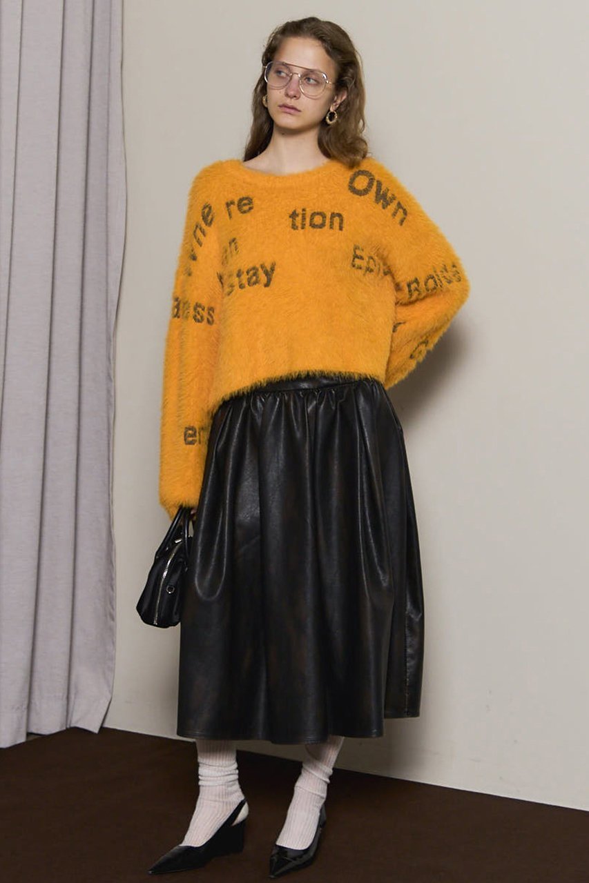 【メゾンスペシャル/MAISON SPECIAL】のShaggy Logo Knit Tops/シャギーロゴニット 人気、トレンドファッション・服の通販 founy(ファニー) ファッション Fashion レディースファッション Fashion for Women トップス・カットソー Cut & Sew Tops ニット Knit Tops & Sweaters カジュアルプルオーバー・ニットトップス Pullovers & Knit Tops / Casual Pullovers おすすめ Recommended / Our Picks コンパクト Compact, Small Size タートルネック Turtleneck, High Neck A/W・秋冬 Autumn/Winter other-6|ID: prp329100004747018 ipo3291000000034320660