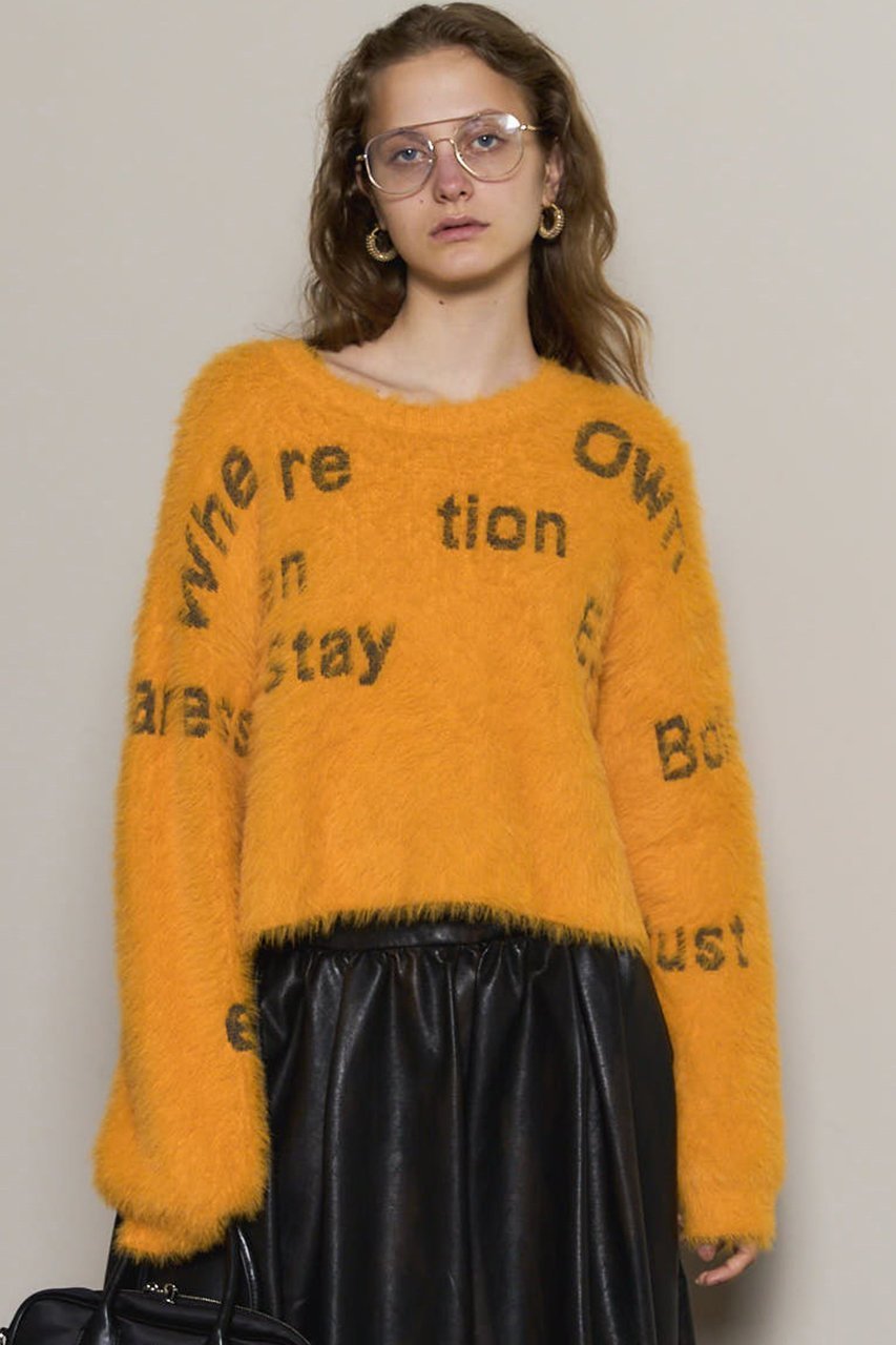 【メゾンスペシャル/MAISON SPECIAL】のShaggy Logo Knit Tops/シャギーロゴニット 人気、トレンドファッション・服の通販 founy(ファニー) ファッション Fashion レディースファッション Fashion for Women トップス・カットソー Cut & Sew Tops ニット Knit Tops & Sweaters カジュアルプルオーバー・ニットトップス Pullovers & Knit Tops / Casual Pullovers おすすめ Recommended / Our Picks コンパクト Compact, Small Size タートルネック Turtleneck, High Neck A/W・秋冬 Autumn/Winter other-7|ID: prp329100004747018 ipo3291000000034320661