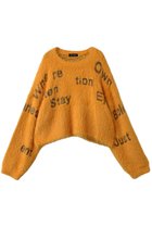 【メゾンスペシャル/MAISON SPECIAL】のShaggy Logo Knit Tops/シャギーロゴニット ORG(オレンジ)|ID: prp329100004747018 ipo3291000000036005062