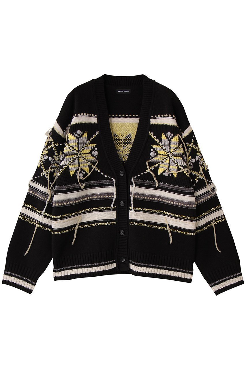 【メゾンスペシャル/MAISON SPECIAL】のArgyle Motif Hand Stitch Knit Cardigan/アーガイルモチーフハンドステッチニットカーディガン 人気、トレンドファッション・服の通販 founy(ファニー) 　ファッション　Fashion　レディースファッション　Fashion for Women　トップス・カットソー　Cut & Sew Tops　ニット　Knit Tops & Sweaters　カーディガン・羽織り　Layered Style Cardigans　なめらか　Smooth, Silky Texture　カーディガン　Cardigan, Knitwear　ハンド　Hand, Handmade　冬　Winter / This Winter　秋　Autumn　 other-1|ID: prp329100004747020 ipo3291000000034320672
