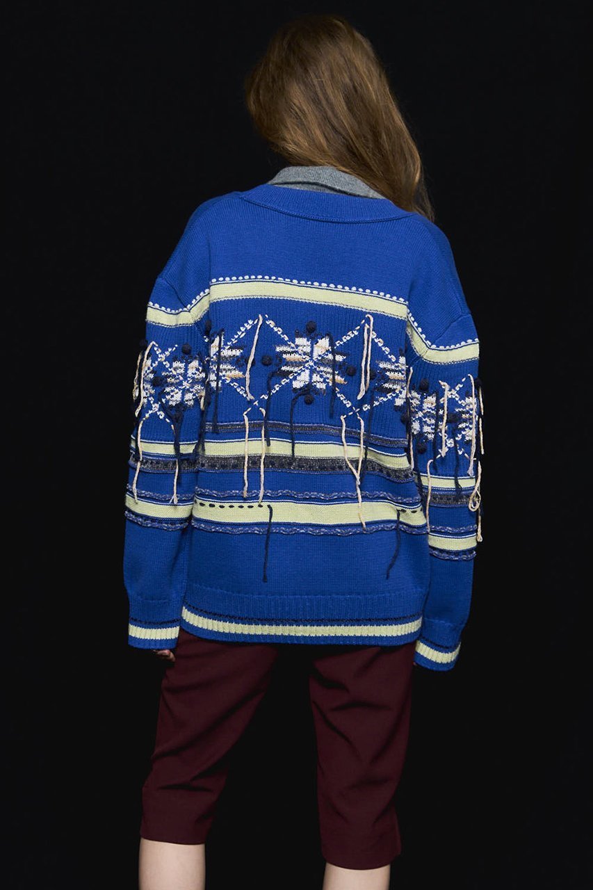 【メゾンスペシャル/MAISON SPECIAL】のArgyle Motif Hand Stitch Knit Cardigan/アーガイルモチーフハンドステッチニットカーディガン 人気、トレンドファッション・服の通販 founy(ファニー) 　ファッション　Fashion　レディースファッション　Fashion for Women　トップス・カットソー　Cut & Sew Tops　ニット　Knit Tops & Sweaters　カーディガン・羽織り　Layered Style Cardigans　なめらか　Smooth, Silky Texture　カーディガン　Cardigan, Knitwear　ハンド　Hand, Handmade　冬　Winter / This Winter　秋　Autumn　other-8|ID: prp329100004747020 ipo3291000000034320682