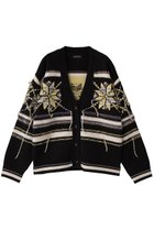 【メゾンスペシャル/MAISON SPECIAL】のArgyle Motif Hand Stitch Knit Cardigan/アーガイルモチーフハンドステッチニットカーディガン BLK(ブラック)|ID: prp329100004747020 ipo3291000000036005050