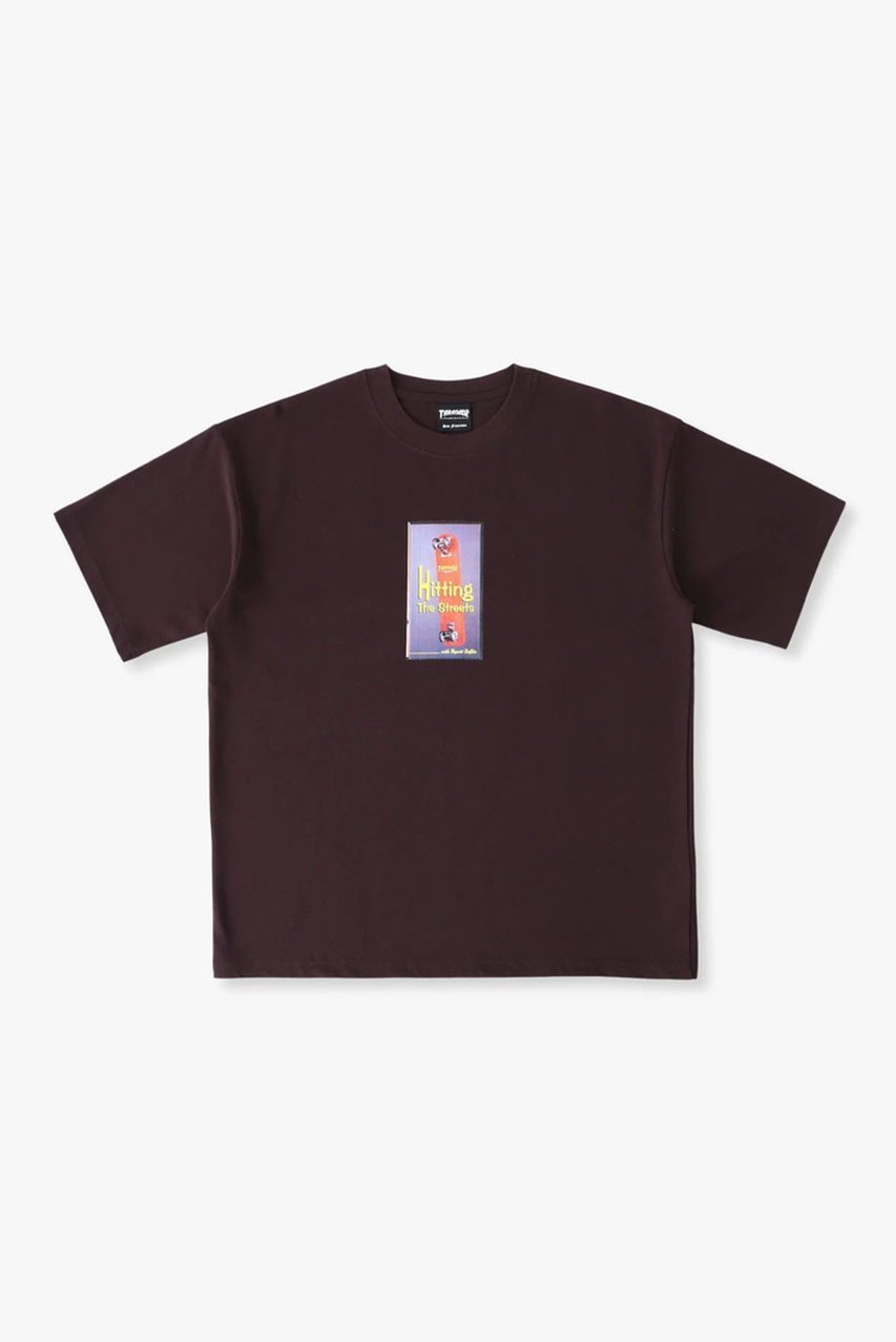 【アンダーアール/UNDER R】の【10/25 11:00販売開始】【THRASHER】【UNDER R別注】グラフィック ティー(ブラウン) 人気、トレンドファッション・服の通販 founy(ファニー) 　ファッション　Fashion　レディースファッション　Fashion for Women　トップス・カットソー　Cut & Sew Tops　シャツ・ブラウス・オフィスカジュアル　Elegant Blouses & Button-Ups　ロングTシャツ・Tシャツ　Longline T-Shirts & Tees　カットソー・ベーシックTシャツ　Cut-and-Sewn Tops / Stretch Tees & Basics　ユニセックス　Unisex, Genderless　アンダー　Underwear Essentials　グラフィック　Graphic, Graphic Design　ショート　Short, Short Length　ジャケット　Jacket, Outerwear　スペシャル　Special, Limited Edition　スリーブ　Sleeve, Long Sleeve / Short Sleeve　フィット　Fit, Slim Fit　フロント　Front, Front Design　ボックス　Boxy, Box Shape　別注　Limited Edition, Custom Order　新作・新入荷　New Arrivals / New In　 other-1|ID: prp329100004747021 ipo3291000000034320683