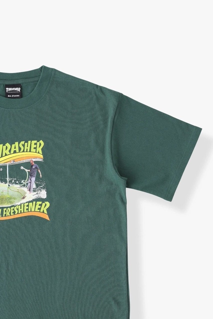 【アンダーアール/UNDER R】の【10/25 11:00販売開始】【THRASHER】【UNDER R別注】グラフィック ティー(グリーン) 人気、トレンドファッション・服の通販 founy(ファニー) 　ファッション　Fashion　レディースファッション　Fashion for Women　トップス・カットソー　Cut & Sew Tops　シャツ・ブラウス・オフィスカジュアル　Elegant Blouses & Button-Ups　ロングTシャツ・Tシャツ　Longline T-Shirts & Tees　カットソー・ベーシックTシャツ　Cut-and-Sewn Tops / Stretch Tees & Basics　ユニセックス　Unisex, Genderless　アンダー　Underwear Essentials　グラフィック　Graphic, Graphic Design　ショート　Short, Short Length　ジャケット　Jacket, Outerwear　スペシャル　Special, Limited Edition　スリーブ　Sleeve, Long Sleeve / Short Sleeve　フィット　Fit, Slim Fit　フロント　Front, Front Design　ボックス　Boxy, Box Shape　別注　Limited Edition, Custom Order　新作・新入荷　New Arrivals / New In　other-3|ID: prp329100004747023 ipo3291000000034320700