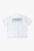 【アンダーアール/UNDER R】の【10/25 11:00販売開始】【THRASHER】【UNDER R別注】ロゴ ショートスリーブ シャツ 人気、トレンドファッション・服の通販 founy(ファニー) ファッション Fashion レディースファッション Fashion for Women トップス・カットソー Cut & Sew Tops シャツ・ブラウス・オフィスカジュアル Elegant Blouses & Button-Ups ロングTシャツ・Tシャツ Longline T-Shirts & Tees カットソー・ベーシックTシャツ Cut-and-Sewn Tops / Stretch Tees & Basics ユニセックス Unisex, Genderless アンダー Underwear Essentials ショート Short, Short Length スペシャル Special, Limited Edition スリーブ Sleeve, Long Sleeve / Short Sleeve フィット Fit, Slim Fit プリント Print, Printed Pattern ボックス Boxy, Box Shape ラウンド Round, Round Neck ワーク Workwear, Utility Style 別注 Limited Edition, Custom Order 新作・新入荷 New Arrivals / New In thumbnail blue|ID: prp329100004747024 ipo3291000000034320704