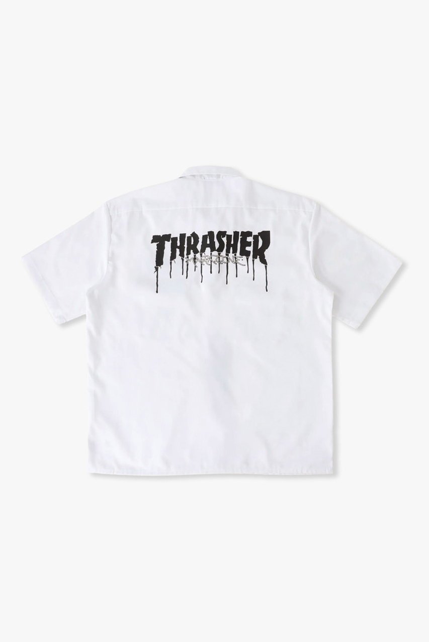 【アンダーアール/UNDER R】の【10/25 11:00販売開始】【THRASHER】【UNDER R別注】ロゴ ショートスリーブ シャツ インテリア・キッズ・メンズ・レディースファッション・服の通販 founy(ファニー) 　ファッション　Fashion　レディースファッション　Fashion for Women　トップス・カットソー　Cut & Sew Tops　シャツ・ブラウス・オフィスカジュアル　Elegant Blouses & Button-Ups　ロングTシャツ・Tシャツ　Longline T-Shirts & Tees　カットソー・ベーシックTシャツ　Cut-and-Sewn Tops / Stretch Tees & Basics　ユニセックス　Unisex, Genderless　アンダー　Underwear Essentials　ショート　Short, Short Length　スペシャル　Special, Limited Edition　スリーブ　Sleeve, Long Sleeve / Short Sleeve　フィット　Fit, Slim Fit　プリント　Print, Printed Pattern　ボックス　Boxy, Box Shape　ラウンド　Round, Round Neck　ワーク　Workwear, Utility Style　別注　Limited Edition, Custom Order　新作・新入荷　New Arrivals / New In　black|ID: prp329100004747024 ipo3291000000034320706