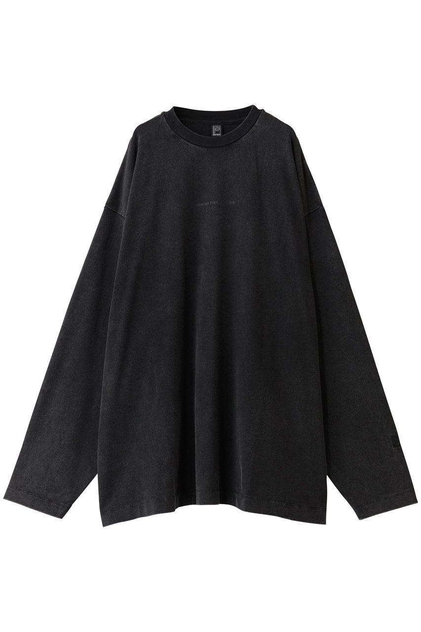 【プランク プロジェクト/PRANK PROJECT】のBEHINDオーバーTEE / BEHIND Over T-Shirt インテリア・キッズ・メンズ・レディースファッション・服の通販 founy(ファニー) 　ファッション　Fashion　レディースファッション　Fashion for Women　トップス・カットソー　Cut & Sew Tops　シャツ・ブラウス・オフィスカジュアル　Elegant Blouses & Button-Ups　ロングTシャツ・Tシャツ　Longline T-Shirts & Tees　カットソー・ベーシックTシャツ　Cut-and-Sewn Tops / Stretch Tees & Basics　ショート　Short, Short Length　シンプル　Simple, Minimal　スリーブ　Sleeve, Long Sleeve / Short Sleeve　チュニック　Tunic, Long Top　フロント　Front, Front Design　プリント　Print, Printed Pattern　ロング　Long, Long-Length　ヴィンテージ　Vintage Style　新作・新入荷　New Arrivals / New In　BLK(ブラック)|ID: prp329100004747025 ipo3291000000034320716