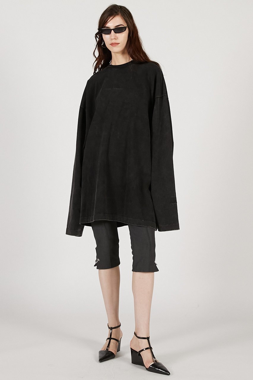 【プランク プロジェクト/PRANK PROJECT】のBEHINDオーバーTEE / BEHIND Over T-Shirt 人気、トレンドファッション・服の通販 founy(ファニー) 　ファッション　Fashion　レディースファッション　Fashion for Women　トップス・カットソー　Cut & Sew Tops　シャツ・ブラウス・オフィスカジュアル　Elegant Blouses & Button-Ups　ロングTシャツ・Tシャツ　Longline T-Shirts & Tees　カットソー・ベーシックTシャツ　Cut-and-Sewn Tops / Stretch Tees & Basics　ショート　Short, Short Length　シンプル　Simple, Minimal　スリーブ　Sleeve, Long Sleeve / Short Sleeve　チュニック　Tunic, Long Top　フロント　Front, Front Design　プリント　Print, Printed Pattern　ロング　Long, Long-Length　ヴィンテージ　Vintage Style　other-7|ID: prp329100004747025 ipo3291000000034628230