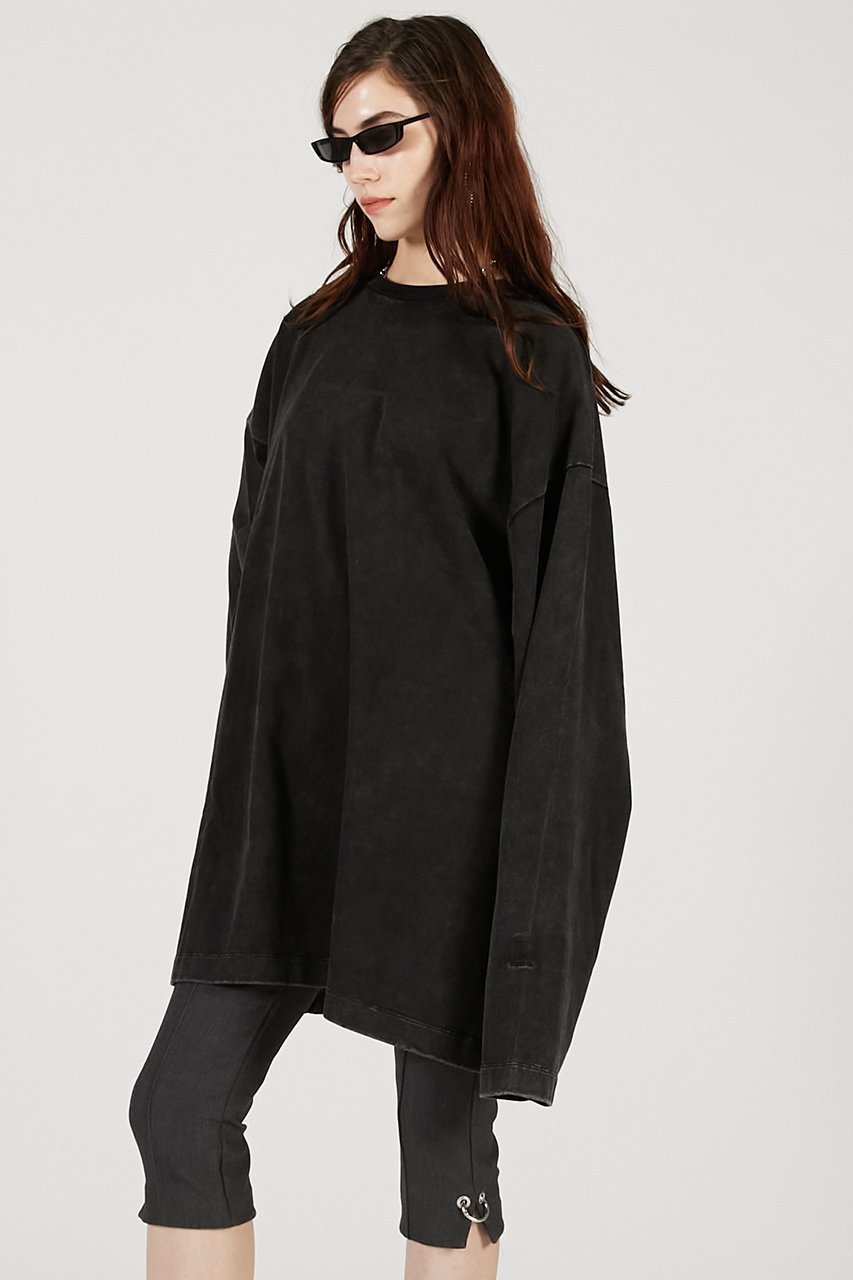 【プランク プロジェクト/PRANK PROJECT】のBEHINDオーバーTEE / BEHIND Over T-Shirt 人気、トレンドファッション・服の通販 founy(ファニー) 　ファッション　Fashion　レディースファッション　Fashion for Women　トップス・カットソー　Cut & Sew Tops　シャツ・ブラウス・オフィスカジュアル　Elegant Blouses & Button-Ups　ロングTシャツ・Tシャツ　Longline T-Shirts & Tees　カットソー・ベーシックTシャツ　Cut-and-Sewn Tops / Stretch Tees & Basics　ショート　Short, Short Length　シンプル　Simple, Minimal　スリーブ　Sleeve, Long Sleeve / Short Sleeve　チュニック　Tunic, Long Top　フロント　Front, Front Design　プリント　Print, Printed Pattern　ロング　Long, Long-Length　ヴィンテージ　Vintage Style　other-8|ID: prp329100004747025 ipo3291000000034628231