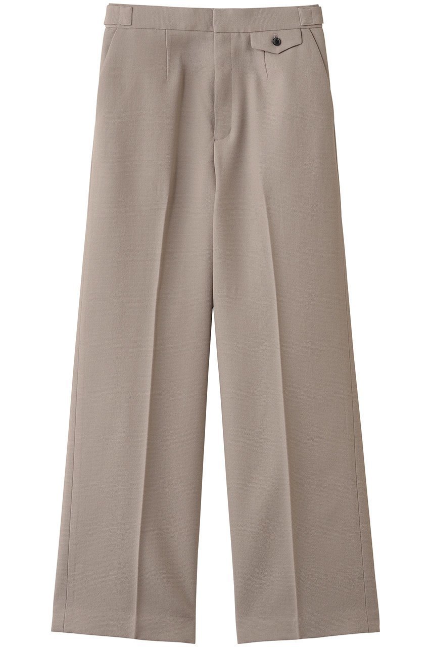 【ベイジ,/BEIGE,】のBUNNELL(バンネル)/ウールタブボタンストレートパンツ 人気、トレンドファッション・服の通販 founy(ファニー) 　ファッション　Fashion　レディースファッション　Fashion for Women　パンツ　Pants & Trousers　なめらか　Smooth, Silky Texture　シンプル　Simple, Minimal　ストレート　Straight, Straight Cut　フロント　Front, Front Design　新作・新入荷　New Arrivals / New In　A/W・秋冬　Autumn/Winter　 other-1|ID: prp329100004747027 ipo3291000000034320732