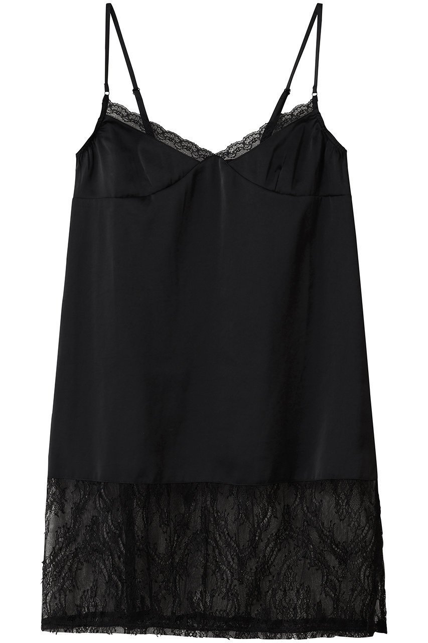 【ミディウミソリッド/MIDIUMISOLID】のslip camisole OP ワンピース インテリア・キッズ・メンズ・レディースファッション・服の通販 founy(ファニー) 　ファッション　Fashion　レディースファッション　Fashion for Women　ワンピース　Dresses　チュニック　Tunic Tops & Dresses　おすすめ　Recommended / Our Picks　エレガント 上品　Elegant　キャミ　Camisole, Cami Top　ギャザー　Gathered, Ruffled　スリット　Slit, Slit Detail　チュニック　Tunic, Long Top　ファブリック　Fabric, Textile　リュクス　Luxury, Elegant, High-End, Chic　レース　Lace, Lace Fabric　新作・新入荷　New Arrivals / New In　black|ID: prp329100004747031 ipo3291000000034320760