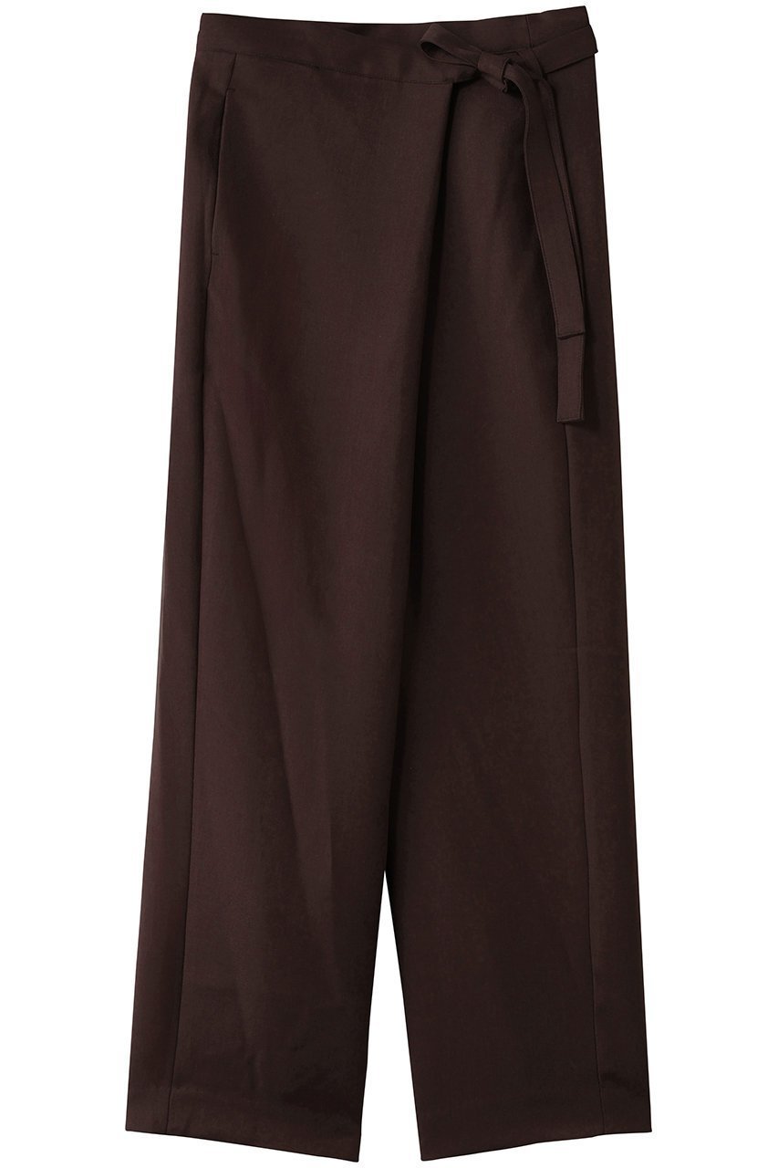 【ミディウミソリッド/MIDIUMISOLID】のdrape rap PT パンツ 人気、トレンドファッション・服の通販 founy(ファニー) 　ファッション　Fashion　レディースファッション　Fashion for Women　パンツ　Pants & Trousers　エレガント 上品　Elegant　シューズ　Shoes, Footwear　ドレープ　Drape, Draping Fabric　フラット　Flat, Flat Shoes　ラップ　Wrap, Wrap Design　リボン　Ribbon, Bow　新作・新入荷　New Arrivals / New In　 other-1|ID: prp329100004747034 ipo3291000000034320782