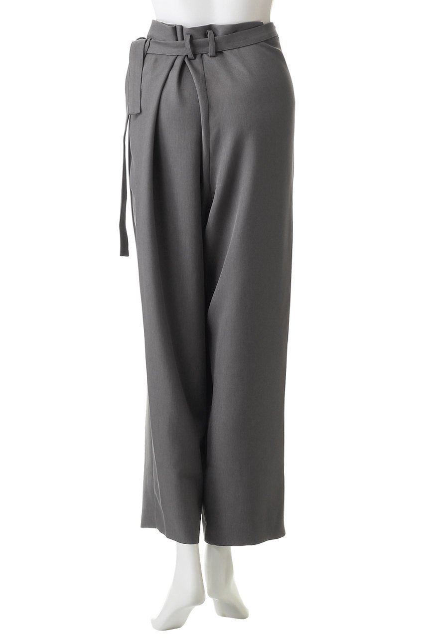 【ミディウミソリッド/MIDIUMISOLID】のdrape rap PT パンツ 人気、トレンドファッション・服の通販 founy(ファニー) 　ファッション　Fashion　レディースファッション　Fashion for Women　パンツ　Pants & Trousers　エレガント 上品　Elegant　シューズ　Shoes, Footwear　ドレープ　Drape, Draping Fabric　フラット　Flat, Flat Shoes　ラップ　Wrap, Wrap Design　リボン　Ribbon, Bow　新作・新入荷　New Arrivals / New In　other-4|ID: prp329100004747034 ipo3291000000034320790