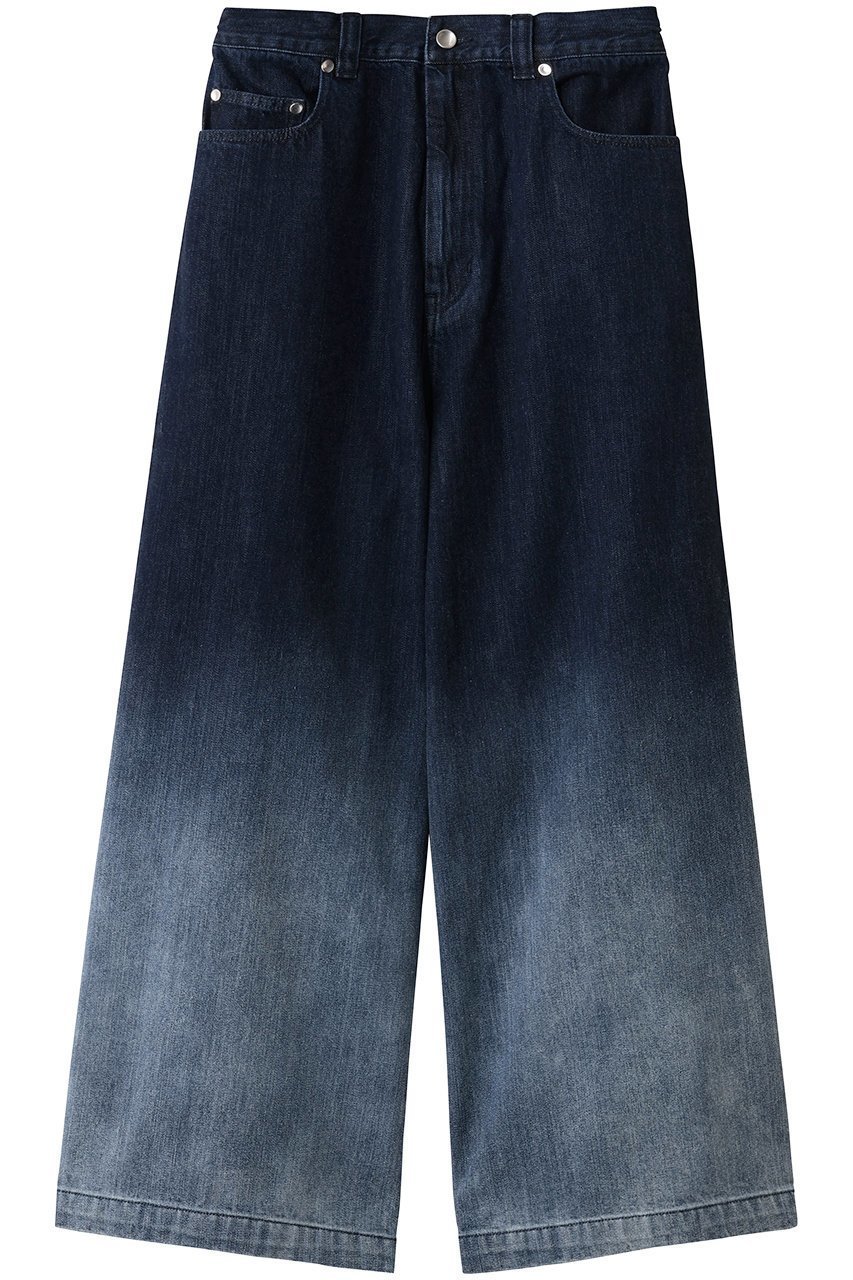 【メゾンスペシャル/MAISON SPECIAL】の【UNISEX】デニムバギーパンツ インテリア・キッズ・メンズ・レディースファッション・服の通販 founy(ファニー) 　ファッション　Fashion　レディースファッション　Fashion for Women　パンツ　Pants & Trousers　デニムパンツ・ジーンズ・美脚デニム　Denim Jeans & Pants　ユニセックス　Unisex, Genderless　おすすめ　Recommended / Our Picks　グラデーション　Gradient, Ombre　スウェット / スエット　Sweatshirt, Sweatwear　デニム　Denim, Jeans Material　BLU(ブルー)|ID: prp329100004747038 ipo3291000000034320871