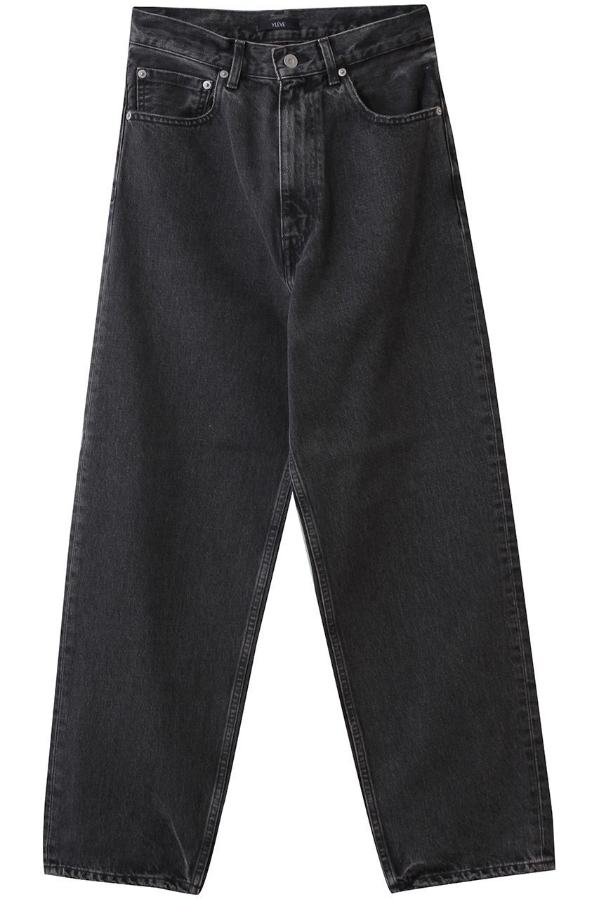 【イレーヴ/YLEVE】の13.5oz デニム バギーパンツ インテリア・キッズ・メンズ・レディースファッション・服の通販 founy(ファニー) 　ファッション　Fashion　レディースファッション　Fashion for Women　パンツ　Pants & Trousers　デニムパンツ・ジーンズ・美脚デニム　Denim Jeans & Pants　デニム　Denim, Jeans Material　今季　This Season, Current Season　チャコール|ID: prp329100004747040 ipo3291000000036183643
